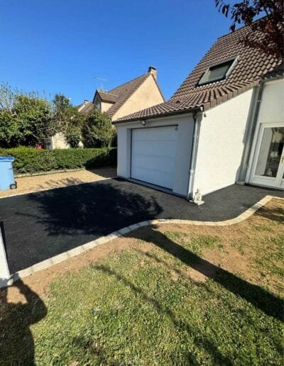allée de jardin enrobé à auneau 28700