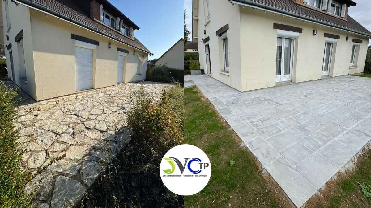exemple realisation terrasse beton a chartres par JVCTP exemple realisation terrasse beton a chartres par JVCTP
